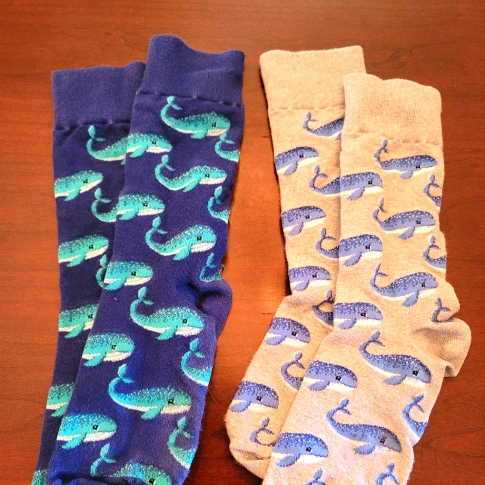 Hot Sox Men's Whale Socks